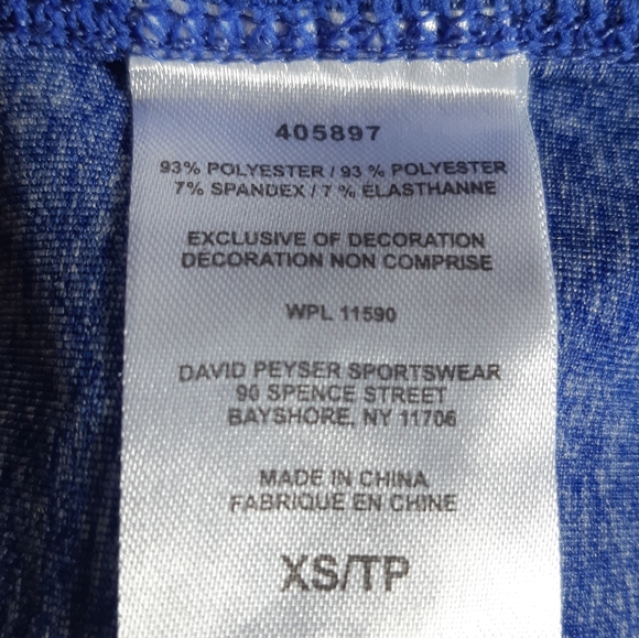 32 degrees cool periwinkle scoop neck rounded drawstring hem Size small - Picture 7 of 7